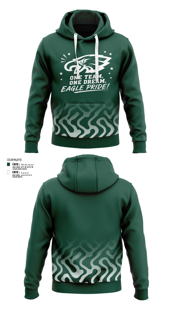 Hoodie, Exhalt Eagles, Cheer, Teamtime, Team time, sublimation, custom sports apparel, team uniforms, spirit wear, spiritwear, sports uniforms, custom shirts, team store, custom team store, fundraiser sports, apparel fundraiser