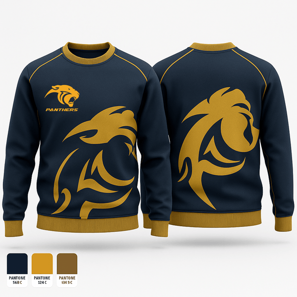 Crew Neck Sweatshirt, Panthers, , Teamtime, Team time, sublimation, custom sports apparel, team uniforms, spirit wear, spiritwear, sports uniforms, custom shirts, team store, custom team store, fundraiser sports, apparel fundraiser
