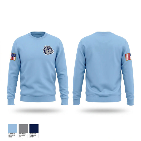 Crew Neck Sweatshirt, Centennial Bulldogs, Marines, Teamtime, Team time, sublimation, custom sports apparel, team uniforms, spirit wear, spiritwear, sports uniforms, custom shirts, team store, custom team store, fundraiser sports, apparel fundraiser