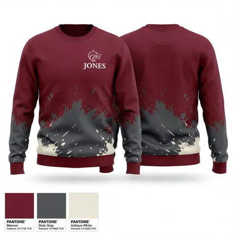 Crew Neck Sweatshirt, Lincoln Wolves, , Teamtime, Team time, sublimation, custom sports apparel, team uniforms, spirit wear, spiritwear, sports uniforms, custom shirts, team store, custom team store, fundraiser sports, apparel fundraiser