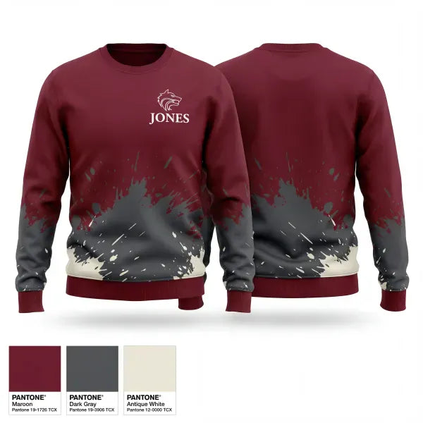 Crew Neck Sweatshirt, Lincoln Wolves, , Teamtime, Team time, sublimation, custom sports apparel, team uniforms, spirit wear, spiritwear, sports uniforms, custom shirts, team store, custom team store, fundraiser sports, apparel fundraiser