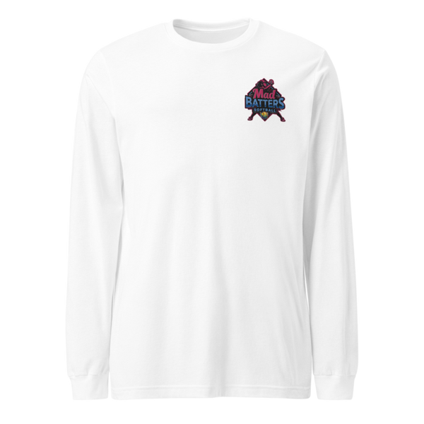 MadBatters Softball 15479950 Unisex Long Sleeve Tee | Bella + Canvas 3501