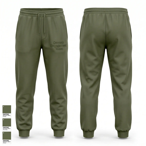 Sweatpants, Oceania Engagement Team, Army, Teamtime, Team time, sublimation, custom sports apparel, team uniforms, spirit wear, spiritwear, sports uniforms, custom shirts, team store, custom team store, fundraiser sports, apparel fundraiser