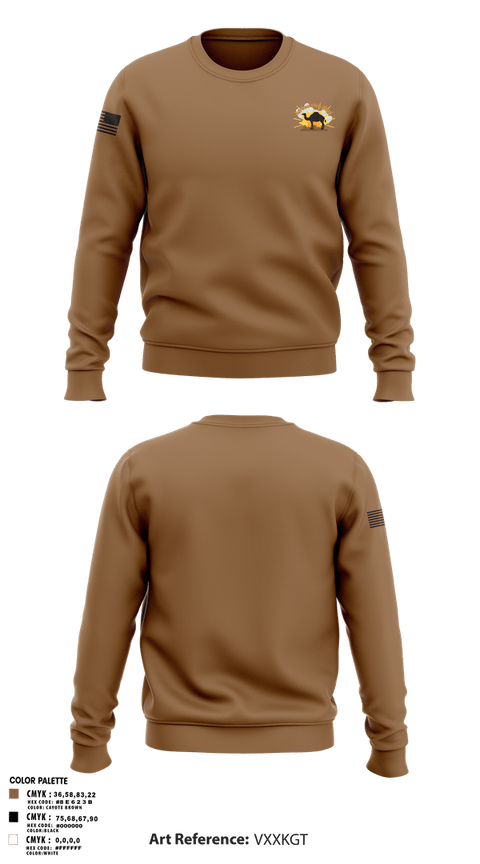 Crew Neck Sweatshirt, 205th TPASE, , Teamtime, Team time, sublimation, custom sports apparel, team uniforms, spirit wear, spiritwear, sports uniforms, custom shirts, team store, custom team store, fundraiser sports, apparel fundraiser