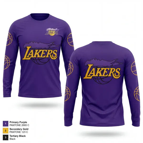 Long Sleeve Performance Shirt, LI LAKERS, Women's Basketball, Teamtime, Team time, sublimation, custom sports apparel, team uniforms, spirit wear, spiritwear, sports uniforms, custom shirts, team store, custom team store, fundraiser sports, apparel fundraiser