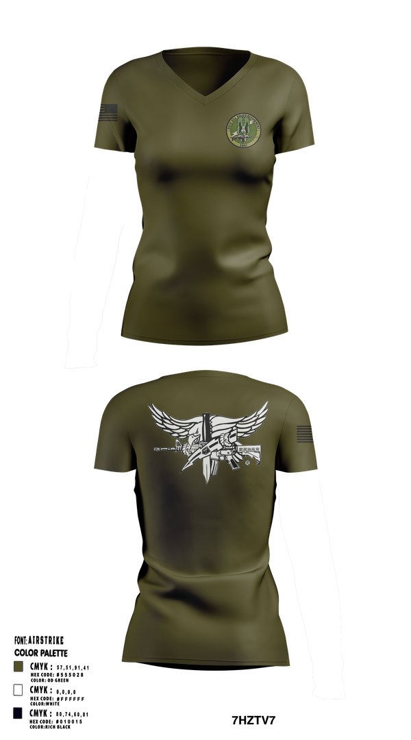 Womens Short Sleeve Vneck Shirt, RHSWAT, , Teamtime, Team time, sublimation, custom sports apparel, team uniforms, spirit wear, spiritwear, sports uniforms, custom shirts, team store, custom team store, fundraiser sports, apparel fundraiser