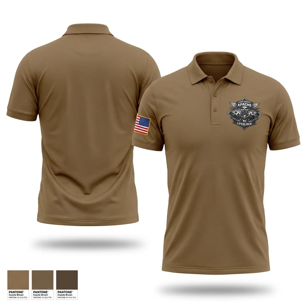Short Sleeve Performance Polo, Life blood, Army, Teamtime, Team time, sublimation, custom sports apparel, team uniforms, spirit wear, spiritwear, sports uniforms, custom shirts, team store, custom team store, fundraiser sports, apparel fundraiser