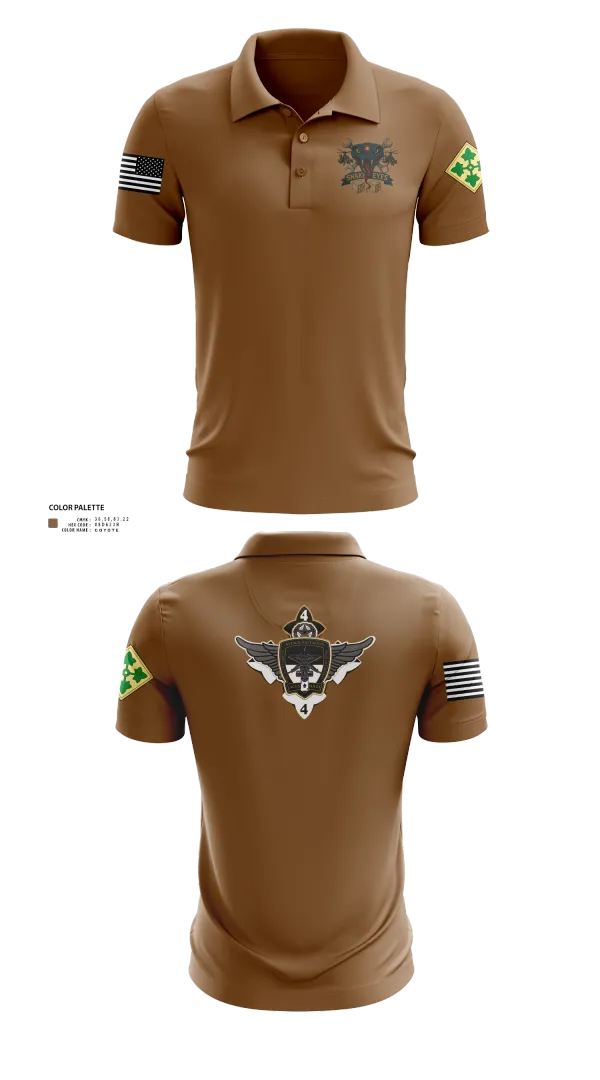 Short Sleeve Performance Polo, 4-4 AB ECHO COMPANY, , Teamtime, Team time, sublimation, custom sports apparel, team uniforms, spirit wear, spiritwear, sports uniforms, custom shirts, team store, custom team store, fundraiser sports, apparel fundraiser