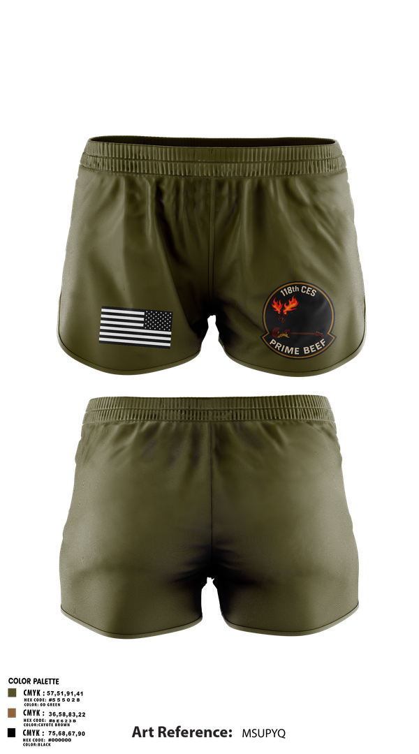Ranger Panties, 118th CES, Air Force, Teamtime, Team time, sublimation, custom sports apparel, team uniforms, spirit wear, spiritwear, sports uniforms, custom shirts, team store, custom team store, fundraiser sports, apparel fundraiser