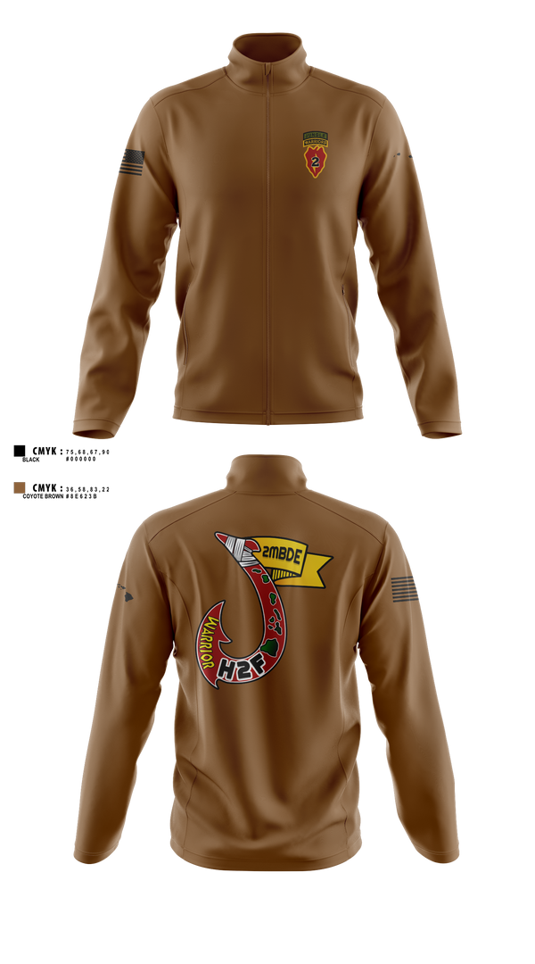 Fleece Jacket, H2F, 2nd Mobile Brigade, 25th Infantry Division, Army, Teamtime, Team time, sublimation, custom sports apparel, team uniforms, spirit wear, spiritwear, sports uniforms, custom shirts, team store, custom team store, fundraiser sports, apparel fundraiser