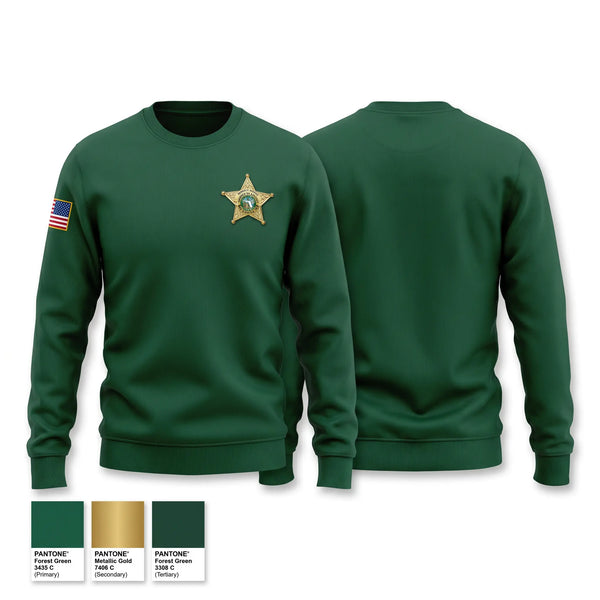 Crew Neck Sweatshirt, Gadsden County Sheriff’s Office, Police, Teamtime, Team time, sublimation, custom sports apparel, team uniforms, spirit wear, spiritwear, sports uniforms, custom shirts, team store, custom team store, fundraiser sports, apparel fundraiser