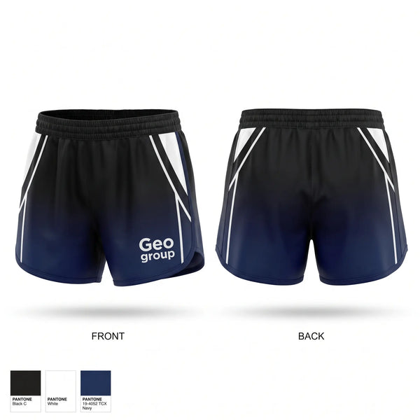 Womens Shorts, Geo group, , Teamtime, Team time, sublimation, custom sports apparel, team uniforms, spirit wear, spiritwear, sports uniforms, custom shirts, team store, custom team store, fundraiser sports, apparel fundraiser