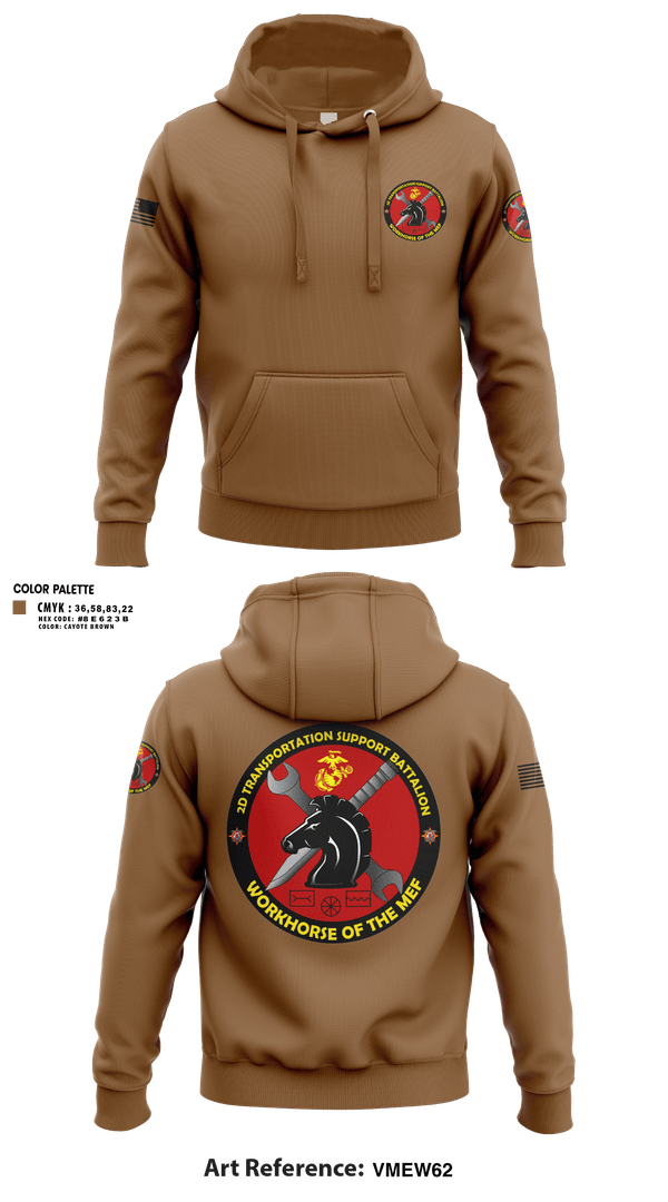 Hoodie, 2d Transportation Support Battalion, Marines, Teamtime, Team time, sublimation, custom sports apparel, team uniforms, spirit wear, spiritwear, sports uniforms, custom shirts, team store, custom team store, fundraiser sports, apparel fundraiser