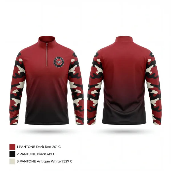 Quarter Zip Jacket, Mayhem City, Men's Soccer, Teamtime, Team time, sublimation, custom sports apparel, team uniforms, spirit wear, spiritwear, sports uniforms, custom shirts, team store, custom team store, fundraiser sports, apparel fundraiser