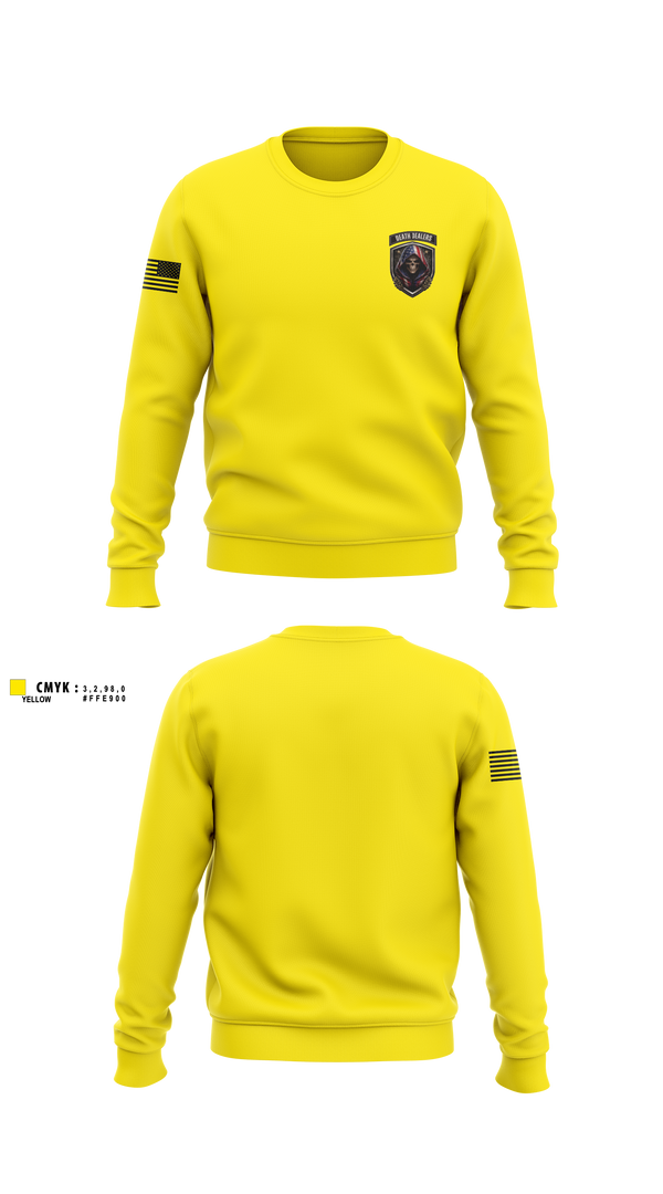 Crew Neck Sweatshirt, Death DealersDeath Dealers Airsoft, Spirit Store, Teamtime, Team time, sublimation, custom sports apparel, team uniforms, spirit wear, spiritwear, sports uniforms, custom shirts, team store, custom team store, fundraiser sports, apparel fundraiser