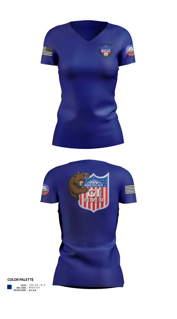 Womens Short Sleeve Vneck Shirt, Agif board, Army, Teamtime, Team time, sublimation, custom sports apparel, team uniforms, spirit wear, spiritwear, sports uniforms, custom shirts, team store, custom team store, fundraiser sports, apparel fundraiser