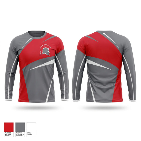 Long Sleeve Performance Shirt, Chenango Valley Youth Football, , Teamtime, Team time, sublimation, custom sports apparel, team uniforms, spirit wear, spiritwear, sports uniforms, custom shirts, team store, custom team store, fundraiser sports, apparel fundraiser