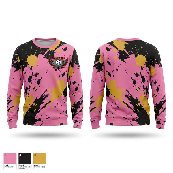 Crew Neck Sweatshirt, Inglewood FC, Women's Soccer, Teamtime, Team time, sublimation, custom sports apparel, team uniforms, spirit wear, spiritwear, sports uniforms, custom shirts, team store, custom team store, fundraiser sports, apparel fundraiser