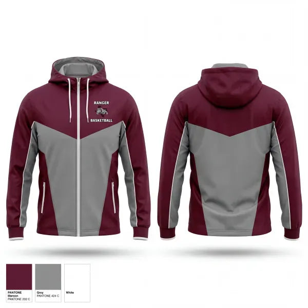 Windbreaker, Ranger High School, Men's Basketball, Teamtime, Team time, sublimation, custom sports apparel, team uniforms, spirit wear, spiritwear, sports uniforms, custom shirts, team store, custom team store, fundraiser sports, apparel fundraiser
