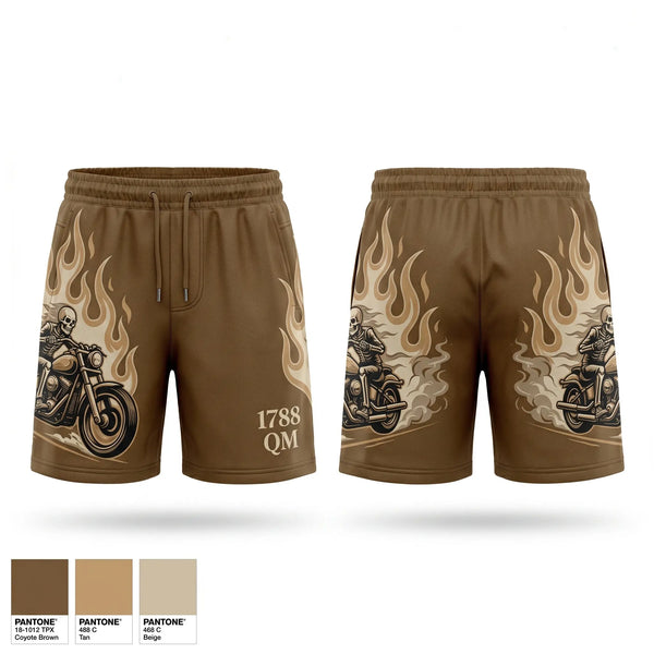 Athletic Shorts With Pockets, 1788 QM, Army, Teamtime, Team time, sublimation, custom sports apparel, team uniforms, spirit wear, spiritwear, sports uniforms, custom shirts, team store, custom team store, fundraiser sports, apparel fundraiser