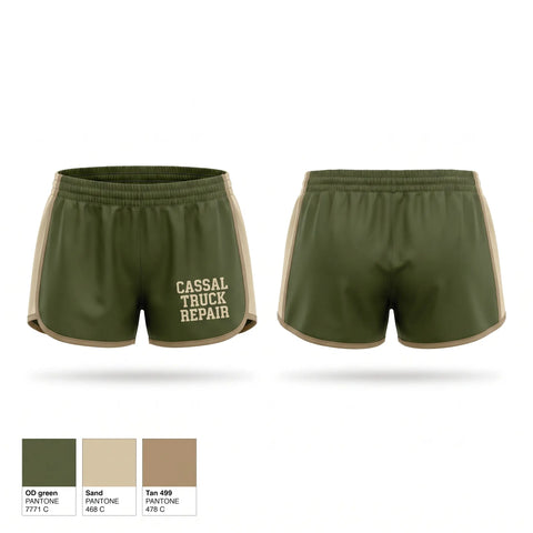 Womens Shorts, Cassal Truck Repair, , Teamtime, Team time, sublimation, custom sports apparel, team uniforms, spirit wear, spiritwear, sports uniforms, custom shirts, team store, custom team store, fundraiser sports, apparel fundraiser