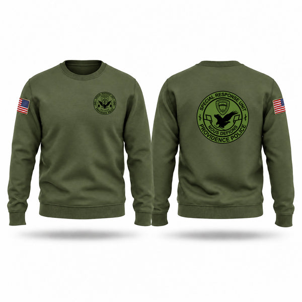 Crew Neck Sweatshirt, Providence SRU, Police, Teamtime, Team time, sublimation, custom sports apparel, team uniforms, spirit wear, spiritwear, sports uniforms, custom shirts, team store, custom team store, fundraiser sports, apparel fundraiser