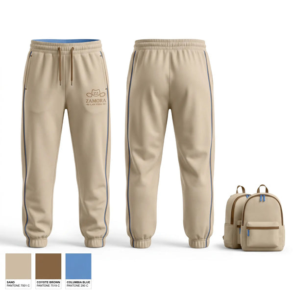 Sweatpants, Zamora Law Firm, , Teamtime, Team time, sublimation, custom sports apparel, team uniforms, spirit wear, spiritwear, sports uniforms, custom shirts, team store, custom team store, fundraiser sports, apparel fundraiser