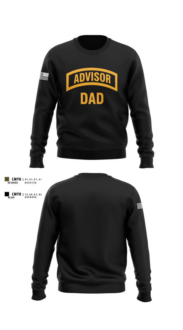 Crew Neck Sweatshirt, 5th SFAB, , Teamtime, Team time, sublimation, custom sports apparel, team uniforms, spirit wear, spiritwear, sports uniforms, custom shirts, team store, custom team store, fundraiser sports, apparel fundraiser