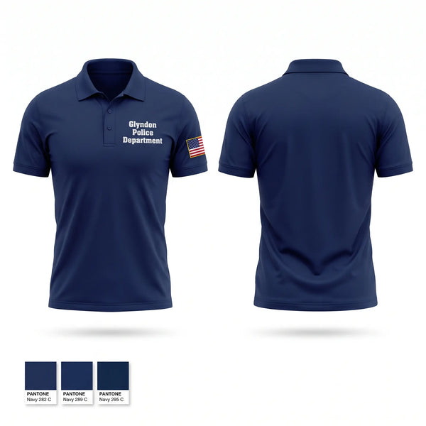 Short Sleeve Performance Polo, Glyndon Police Department, Police, Teamtime, Team time, sublimation, custom sports apparel, team uniforms, spirit wear, spiritwear, sports uniforms, custom shirts, team store, custom team store, fundraiser sports, apparel fundraiser