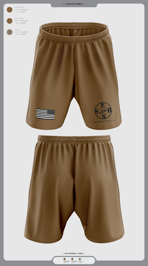 Athletic Shorts With Pockets, Naval Hospital Jacksonville ERSS, , Teamtime, Team time, sublimation, custom sports apparel, team uniforms, spirit wear, spiritwear, sports uniforms, custom shirts, team store, custom team store, fundraiser sports, apparel fundraiser