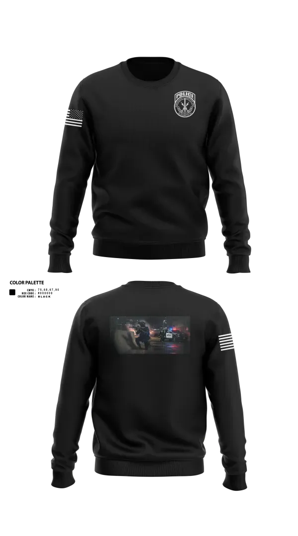 Crew Neck Sweatshirt, Emergency Service Unit, Police, Teamtime, Team time, sublimation, custom sports apparel, team uniforms, spirit wear, spiritwear, sports uniforms, custom shirts, team store, custom team store, fundraiser sports, apparel fundraiser