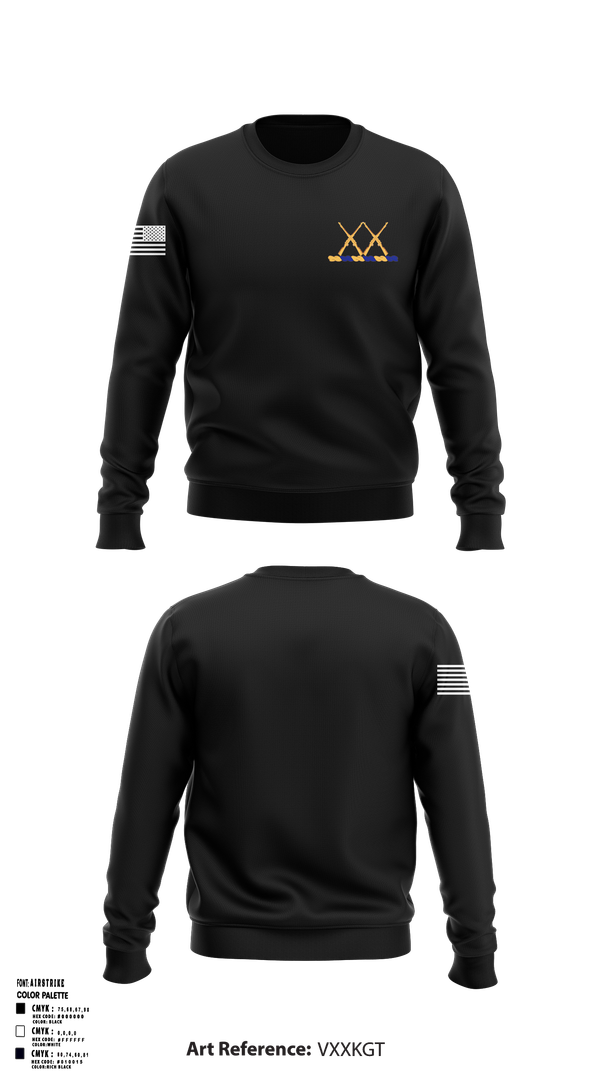 Crew Neck Sweatshirt, 5-20 Infantry, Sniper section, Army, Teamtime, Team time, sublimation, custom sports apparel, team uniforms, spirit wear, spiritwear, sports uniforms, custom shirts, team store, custom team store, fundraiser sports, apparel fundraiser