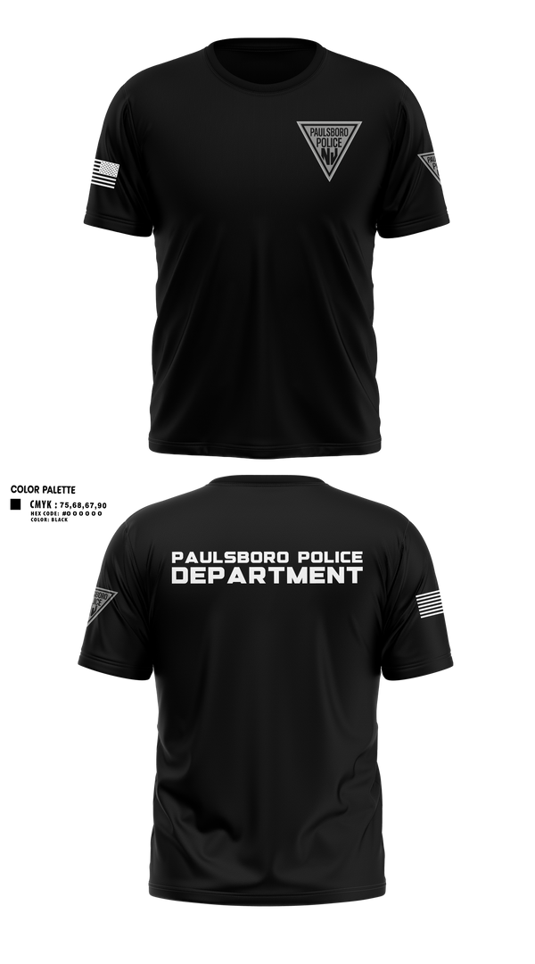 Womens Short Sleeve Vneck Shirt, Paulsboro Police Department, Police, Teamtime, Team time, sublimation, custom sports apparel, team uniforms, spirit wear, spiritwear, sports uniforms, custom shirts, team store, custom team store, fundraiser sports, apparel fundraiser