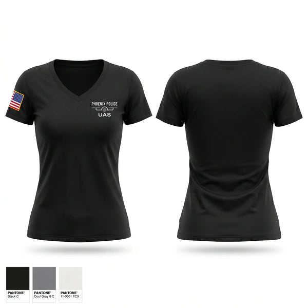 Womens Short Sleeve Vneck Shirt, N51, Police, Teamtime, Team time, sublimation, custom sports apparel, team uniforms, spirit wear, spiritwear, sports uniforms, custom shirts, team store, custom team store, fundraiser sports, apparel fundraiser