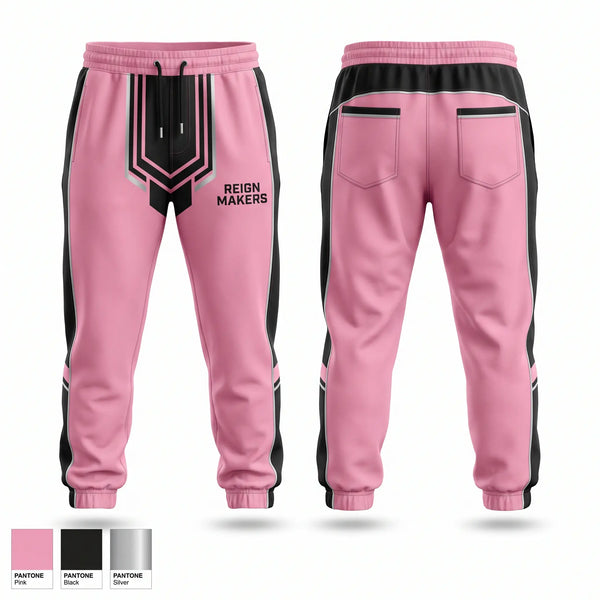 Sweatpants, Reign Makers, Women's Basketball, Teamtime, Team time, sublimation, custom sports apparel, team uniforms, spirit wear, spiritwear, sports uniforms, custom shirts, team store, custom team store, fundraiser sports, apparel fundraiser