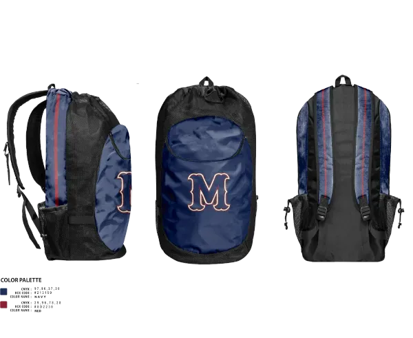Gear Bag, Madison Academic High School Softball, Softball, Teamtime, Team time, sublimation, custom sports apparel, team uniforms, spirit wear, spiritwear, sports uniforms, custom shirts, team store, custom team store, fundraiser sports, apparel fundraiser
