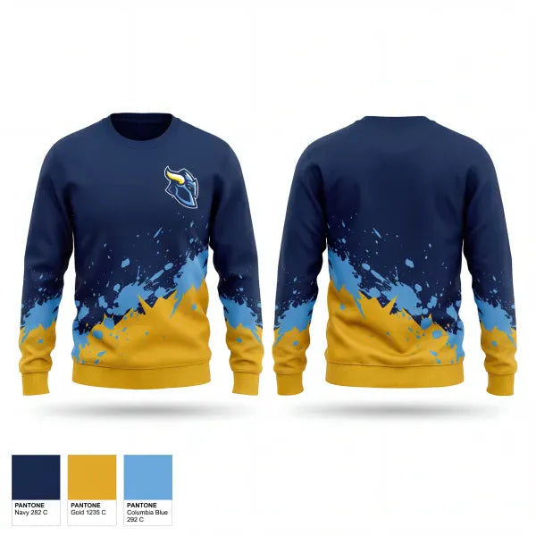 Crew Neck Sweatshirt, River City Raiders, Wrestling, Teamtime, Team time, sublimation, custom sports apparel, team uniforms, spirit wear, spiritwear, sports uniforms, custom shirts, team store, custom team store, fundraiser sports, apparel fundraiser