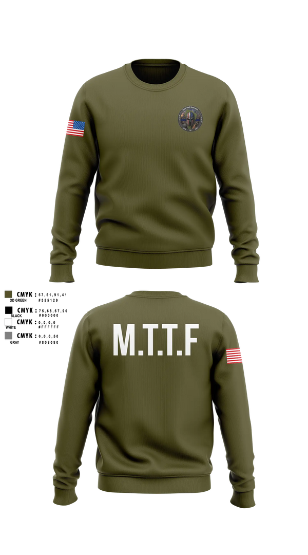 Crew Neck Sweatshirt, Major Theft Task Force, Police, Teamtime, Team time, sublimation, custom sports apparel, team uniforms, spirit wear, spiritwear, sports uniforms, custom shirts, team store, custom team store, fundraiser sports, apparel fundraiser