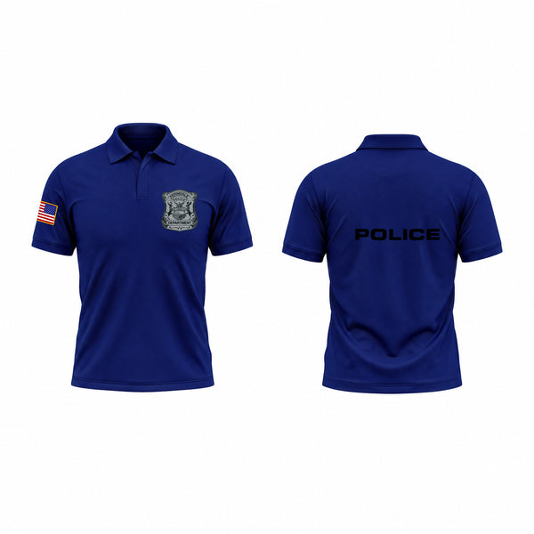 Short Sleeve Performance Polo, Ferndale Police Department, Police, Teamtime, Team time, sublimation, custom sports apparel, team uniforms, spirit wear, spiritwear, sports uniforms, custom shirts, team store, custom team store, fundraiser sports, apparel fundraiser