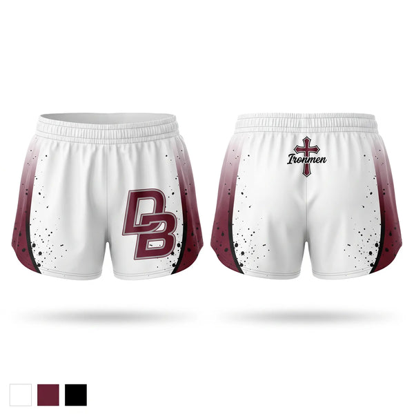 Womens Shorts, Don Bosco Wrestling 26-27, Wrestling, Teamtime, Team time, sublimation, custom sports apparel, team uniforms, spirit wear, spiritwear, sports uniforms, custom shirts, team store, custom team store, fundraiser sports, apparel fundraiser