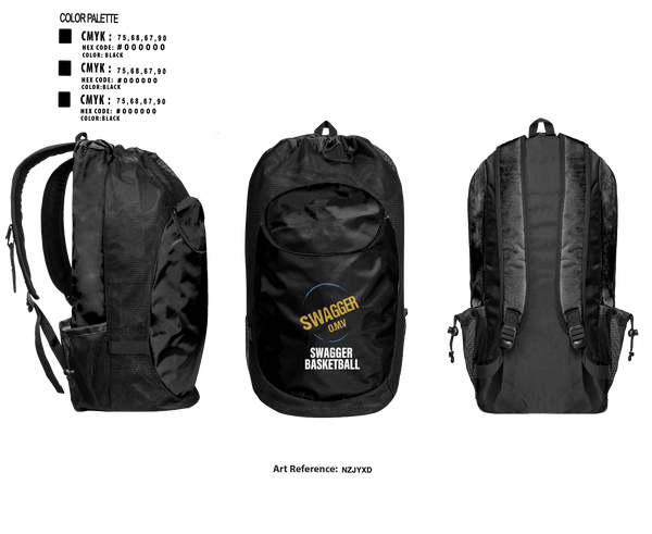 Gear Bag, Swagger, Men's Basketball, Teamtime, Team time, sublimation, custom sports apparel, team uniforms, spirit wear, spiritwear, sports uniforms, custom shirts, team store, custom team store, fundraiser sports, apparel fundraiser