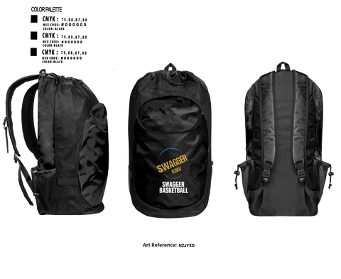 Gear Bag, Swagger, Men's Basketball, Teamtime, Team time, sublimation, custom sports apparel, team uniforms, spirit wear, spiritwear, sports uniforms, custom shirts, team store, custom team store, fundraiser sports, apparel fundraiser