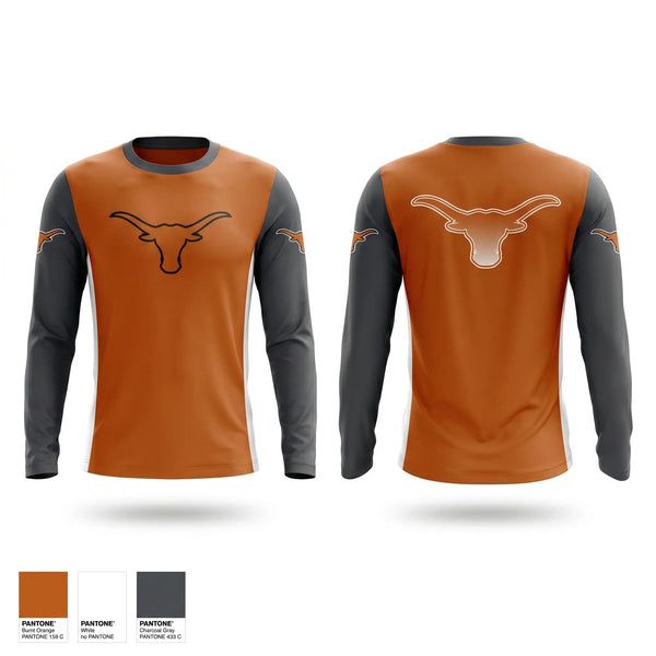 Long Sleeve Performance Shirt, Los Gatos Longhorns, , Teamtime, Team time, sublimation, custom sports apparel, team uniforms, spirit wear, spiritwear, sports uniforms, custom shirts, team store, custom team store, fundraiser sports, apparel fundraiser