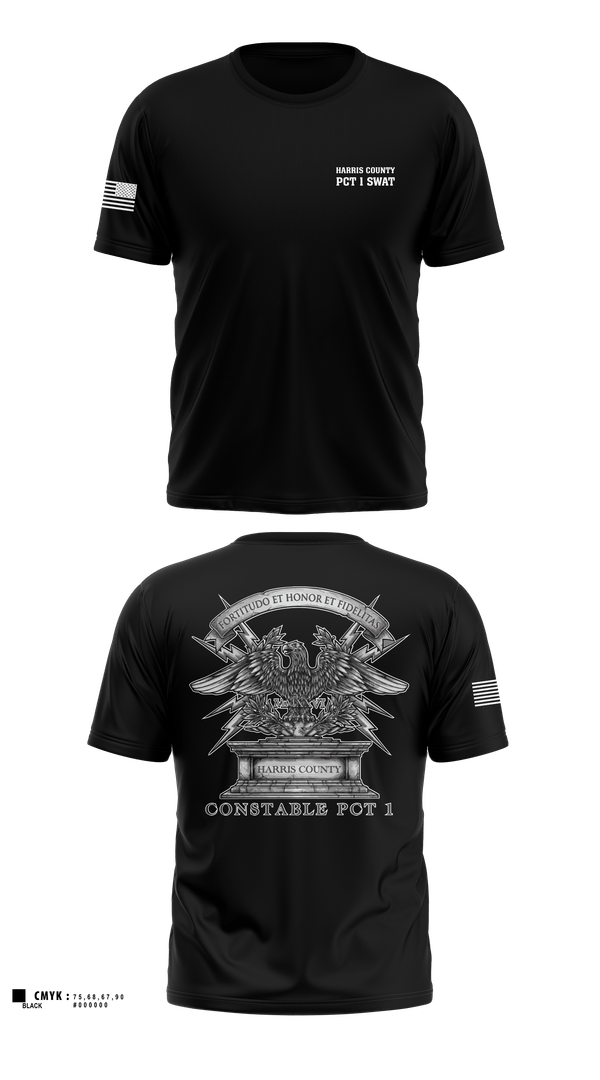 Old School Cotton Feel Shirt, Harris county pct 1 swat, Police, Teamtime, Team time, sublimation, custom sports apparel, team uniforms, spirit wear, spiritwear, sports uniforms, custom shirts, team store, custom team store, fundraiser sports, apparel fundraiser