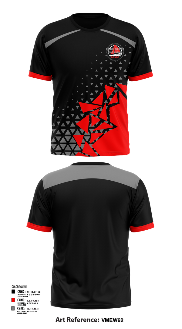 Short Sleeve Performance Shirt, Lake Shore High School Alumni Band, Spirit Store, Teamtime, Team time, sublimation, custom sports apparel, team uniforms, spirit wear, spiritwear, sports uniforms, custom shirts, team store, custom team store, fundraiser sports, apparel fundraiser