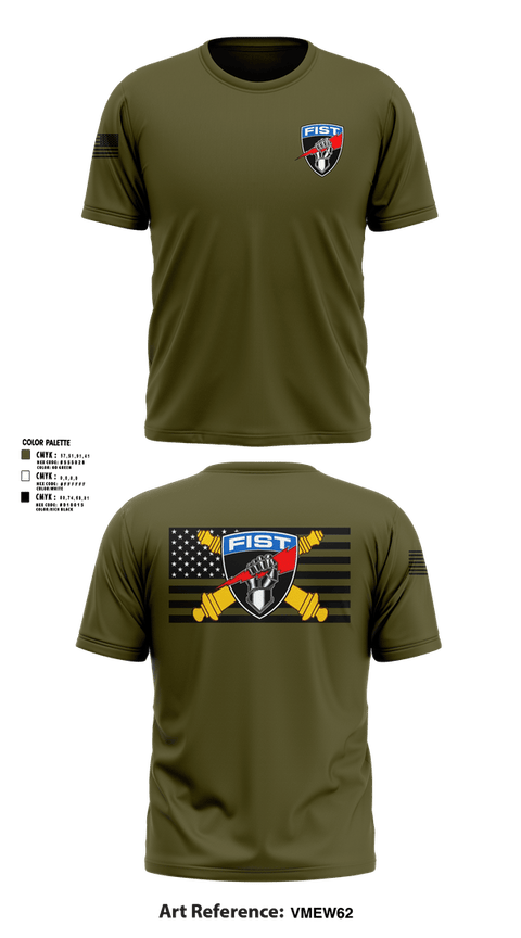 Short Sleeve Performance Shirt, 1/78th FA Bn, Army, Teamtime, Team time, sublimation, custom sports apparel, team uniforms, spirit wear, spiritwear, sports uniforms, custom shirts, team store, custom team store, fundraiser sports, apparel fundraiser