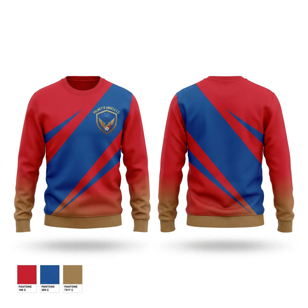 Crew Neck Sweatshirt, Palmetto angels fc, Men's Soccer, Teamtime, Team time, sublimation, custom sports apparel, team uniforms, spirit wear, spiritwear, sports uniforms, custom shirts, team store, custom team store, fundraiser sports, apparel fundraiser