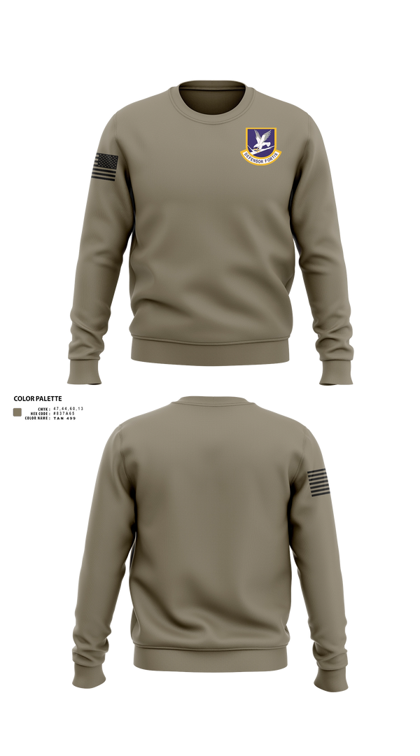 Crew Neck Sweatshirt, Security Forces, Air Force, Teamtime, Team time, sublimation, custom sports apparel, team uniforms, spirit wear, spiritwear, sports uniforms, custom shirts, team store, custom team store, fundraiser sports, apparel fundraiser