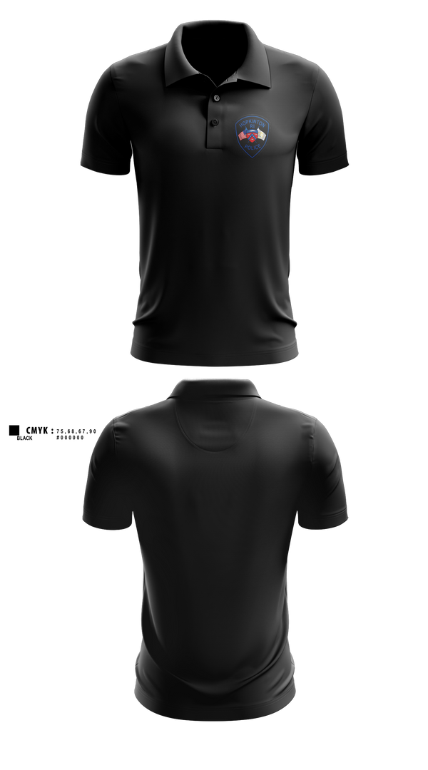 Short Sleeve Performance Polo, Hopkinton Police Department, Police, Teamtime, Team time, sublimation, custom sports apparel, team uniforms, spirit wear, spiritwear, sports uniforms, custom shirts, team store, custom team store, fundraiser sports, apparel fundraiser