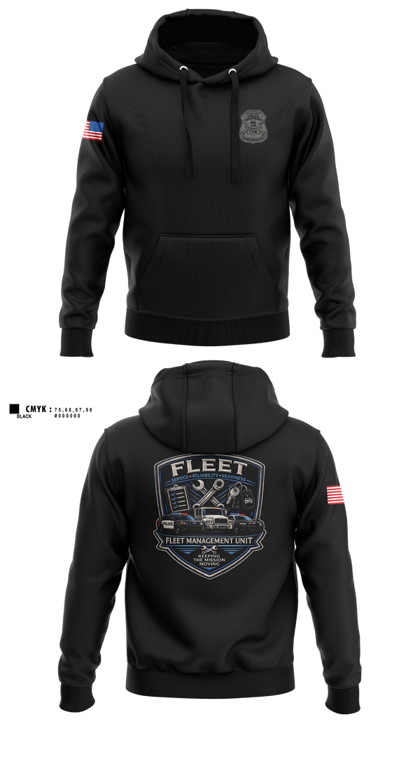 Hoodie, Fleet, Police, Teamtime, Team time, sublimation, custom sports apparel, team uniforms, spirit wear, spiritwear, sports uniforms, custom shirts, team store, custom team store, fundraiser sports, apparel fundraiser